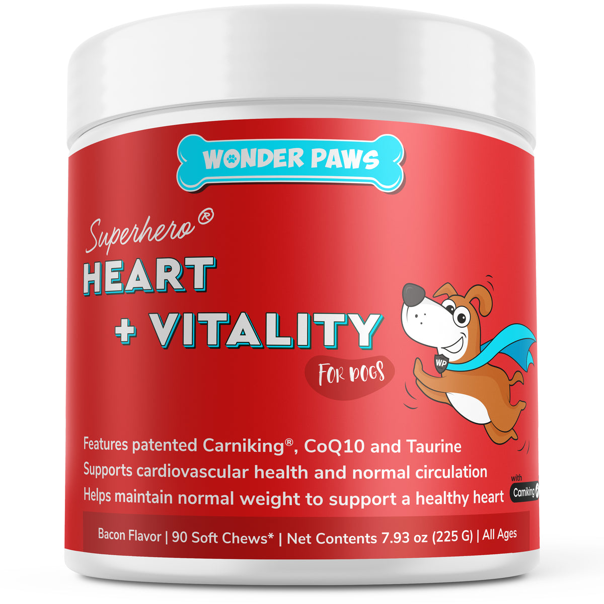 Taurine for dogs cardiovascular supplement for pets Wonder Paws